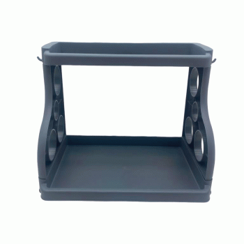 Gri Mutfak Tezgah Üstü Düzenleyici Organizer (4915) Go-53-vice/(1395)