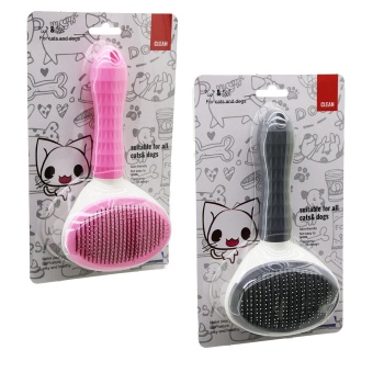 Pratik Pet Tüy Fırçası Kedi - Köpek Tarak - Temizlik Fırçası Bas=tarak Temizle Tuşlu Pet Shop (4915) Go-53-vice/(1395)