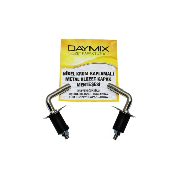 Üstten Sıkmalı Metal Klozet Kapak Menteşesi Vidası Nikel Krom Kaplamalı (4915) Go-53-vice/(1395)