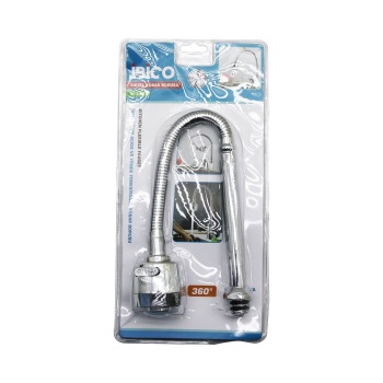 Metal  Kubar - Batarya Borusu  Krom Topaç Başlık= Kademeli   360 Derece Yaylı   Anti Twist  Vakumlu Ambalaj (4915) Go-53-vice/(1395)