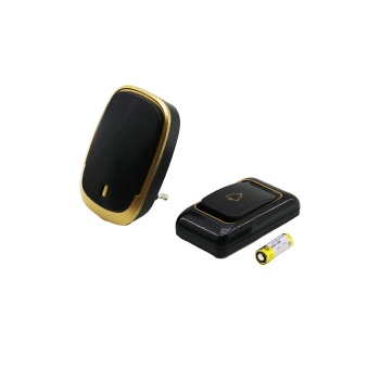 Wireless Kablosuz Kapı Zili  Pilli   100mt Menzil  Siyah Renk (4915) Go-53-vice/(1395)