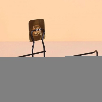 Kendiliğinden Yapışkanlı Krom Paslanmaz Metal Havlu Kağıtlık Aparatı (4915) Go-53-vice/(1395)