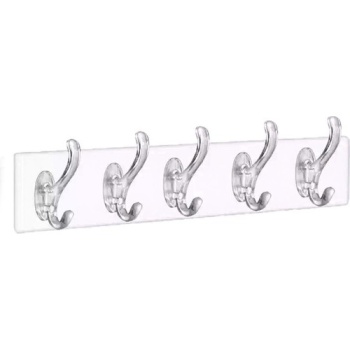 Silikon 5 Kollu Şeffaf Yapışkan Askı (4915) Go-53-vice/(1395)