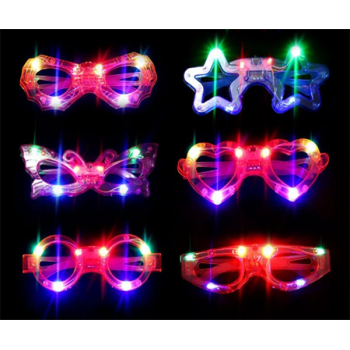 Led Işıklı Karışık 6 Model Yanar Söner Parti Gözlüğü 6 Adet (4915) Go-53-vice/(1395)