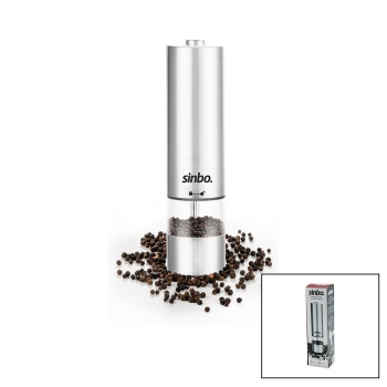 Sinbo Shb-7502 Pilli  Otomatik Tuz - Karabiber Öğütücü Işıklı  Çelik Gövde  Akrilik Hazne (4915) Go-53-vice/(1395)