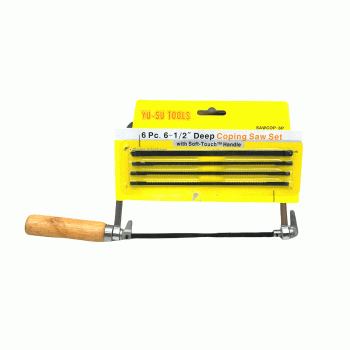 6 Adet  Kıl Testere Seti Ahşap Sap (4915) Go-53-vice/(1395)