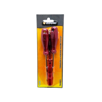 3  Parça  Set Tornavida Yıldız - Düz - Kontrol Kalemi (4915) Go-53-vice/(1395)