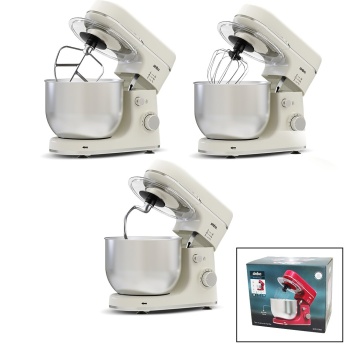 Standlı Mikser - Blender Seti 3 Farklı Uç 8 Kademe Hız+turbo Hamur Yoğurma-çırpıcı-karışıtırıcı+ Kase 1300w 6lt Çelik Hazne -smx-2769 (4915)