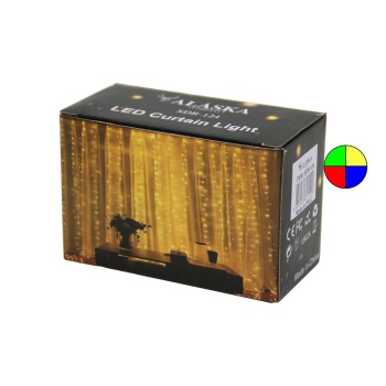 Rgb 3x3mt Usb - Kumandalı Tel Perde Led - Dekor Lamba (4915)