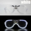Beyaz Led Işıklı Parti Gözlüğü - Neon Glow Şerit Gözlük 3 Modlu (4915) Go-53-vice/(1395)