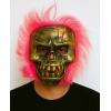 Wild Skull - Bakır Kafatası Pembe Saçlı İskelet Maske (4915) Go-53-vice/(1395)