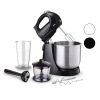 Inox Taslı Mikser - Blender Seti 5 Kademe Hız+turbo Hamur Yoğurma+ Kase 300w600ml Hazne700ml Ölçü Kabı Smx-2731 (4915) Go-53-vice/(1395)