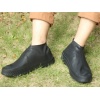 Silikon Ayakkabı Kılıfı Kaymaz Su Kir Geçirmez   L Beden Siyah (4915) Go-53-vice/(1395)