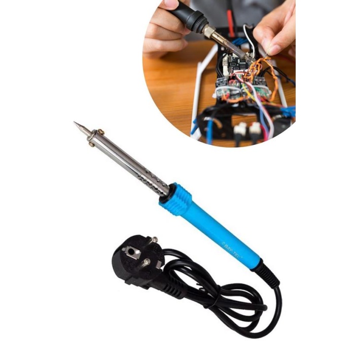 40w Plastik Saplı Elektrikli Döner Başlıklı Havya Kalemi Elektrikli Döner Başlı Lehim Kalemi (4915) Go-53-vice/(1395)