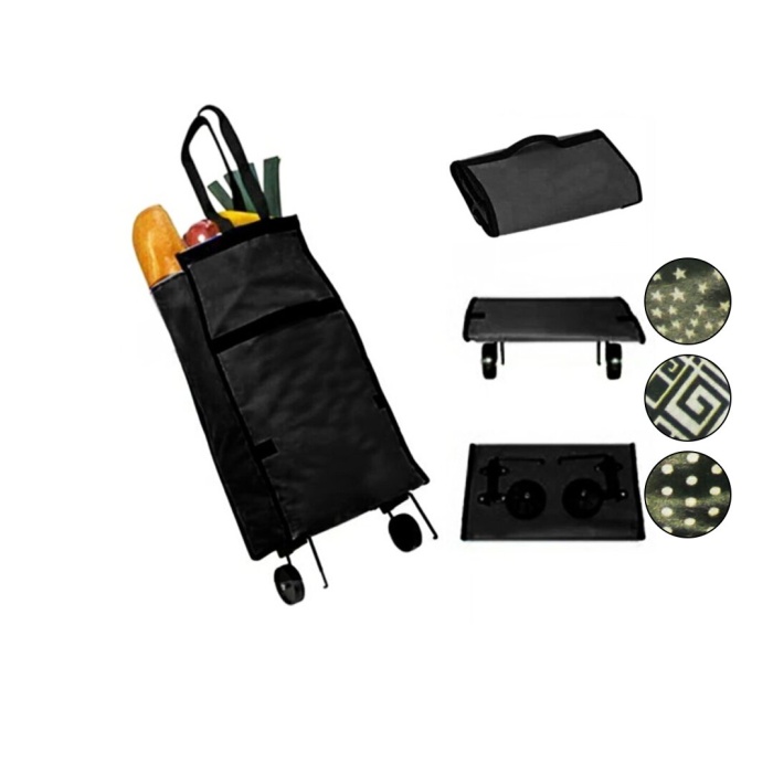 Portatif Katlanabilir Pazar Arabası 75x35 (4915) Go-53-vice/(1395)