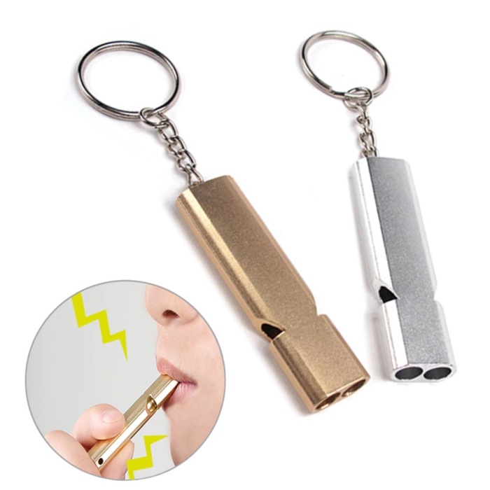 S.o.s Acil İmdat Düdüğü Alüminyum Islık Anahtarlık Kamp Yürüyüş Aksesuar Araçları (4915) Go-53-vice/(1395)