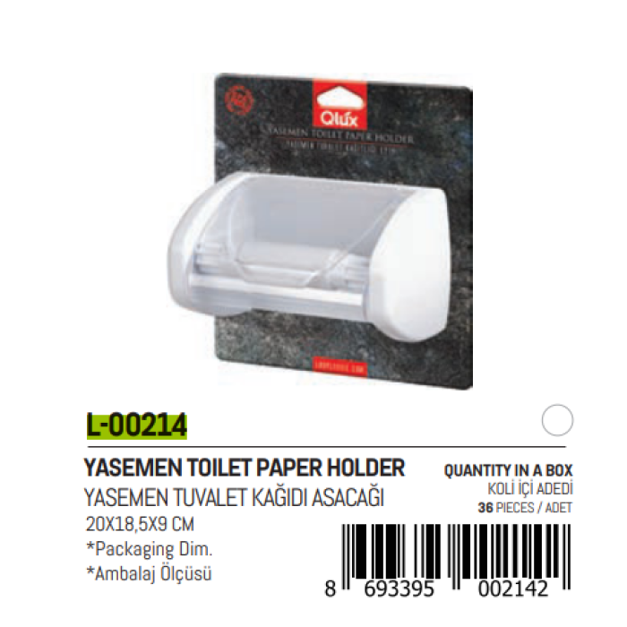 Yasemen Kapaklı Wc Kağıtlık (4915) Go-53-vice/(1395)