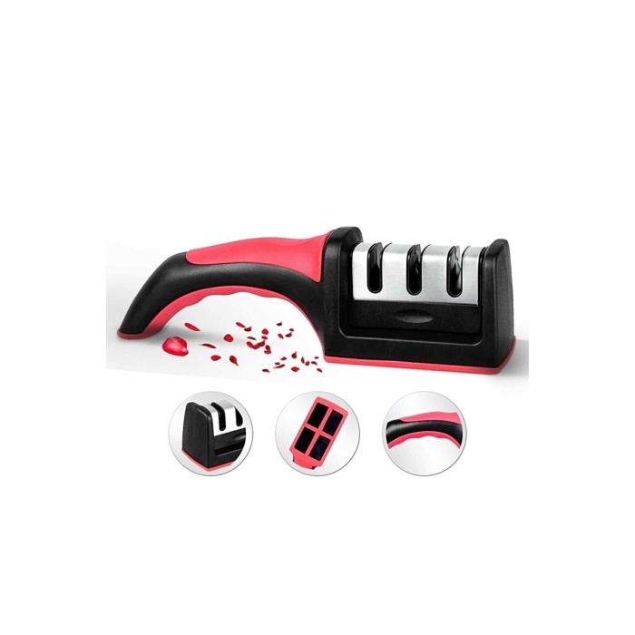 3 Aşamalı Bıçak Makas Bileyici Keskinleştirme Aleti (4915) Go-53-vice/(1395)