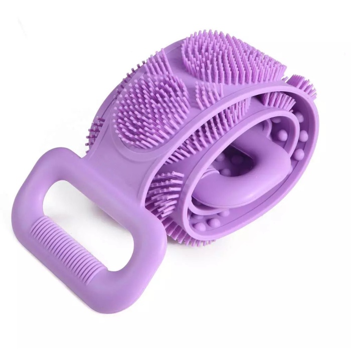 70 Cm Çift Taraflı Sırt Kesesi -silikon Duş Kesesi - Peeling Banyo Kesesi (4915) Go-53-vice/(1395)