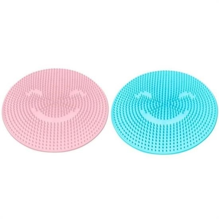 Silikon Fırçalı Banyo Masaj Matı Ve  Ayaklar İçin Topuk Masaj Paspası (4915) Go-53-vice/(1395)