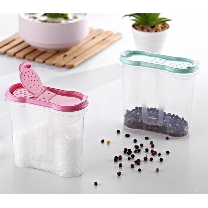 Plastik Kapaklı Majör Baharatlık Baharat Saklama Kutusu Kabı (4915) Go-53-vice/(1395)