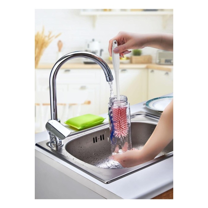 Silikon Şişe Biberon Konserve Kavanoz Matara Temizleme Fırçası Çok Amaçlı Temizleme Fırçası Bpa Free (4915) Go-53-vice/(1395)