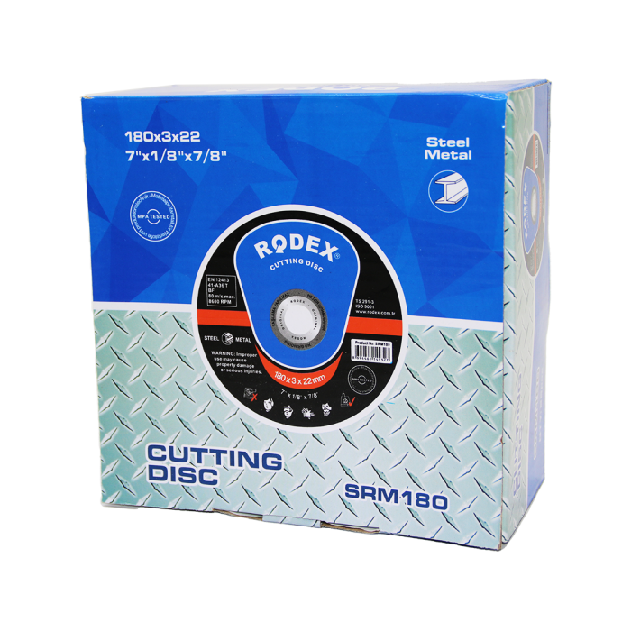 Metal Kesici Disk 180x3x22mm For Metal (4915) Go-53-vice/(1395)