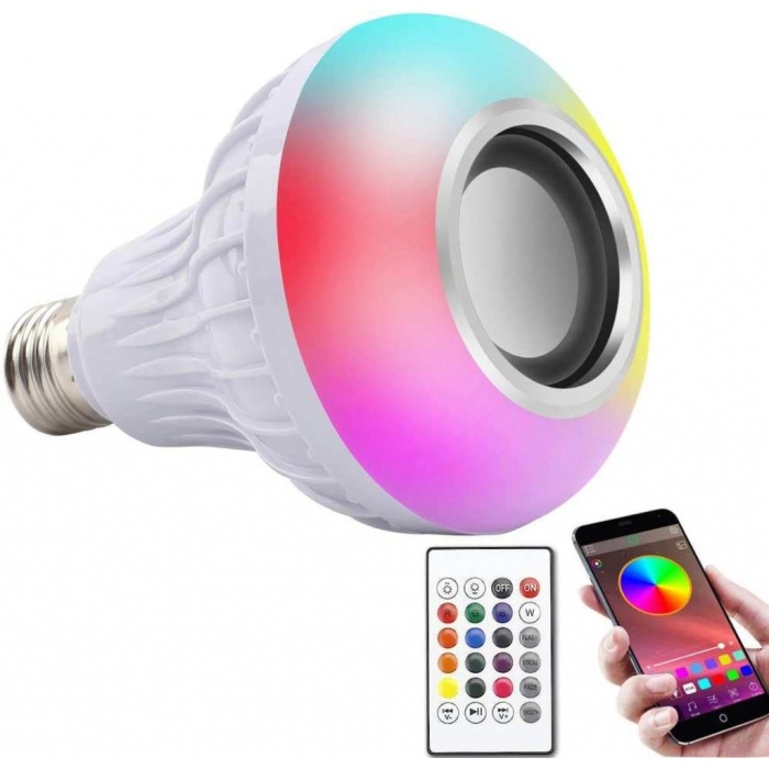 Bluetooth Hoparlör Akıllı Led Ampul Lamba (4915) Go-53-vice/(1395)