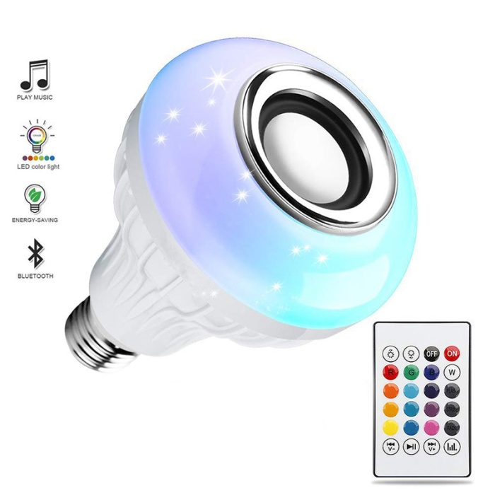 Bluetooth Hoparlör Akıllı Led Ampul Lamba (4915) Go-53-vice/(1395)