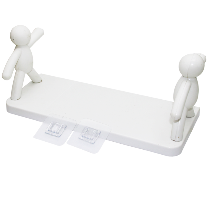 Rambo Manken Tutacaklı  Plastik Etejer Yapışkanlı Büyük=13.5x33cm (4915) Go-53-vice/(1395)