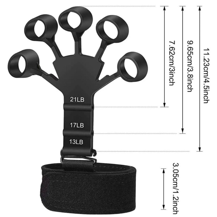Esneyebilen Bilek Ve Kol Geliştirici Kavrama Güçlendirici El Parmak Spor Aparat (4915) Go-53-vice/(1395)