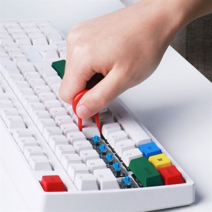 Çok Amaçlı Kırmızı Hassas Fırça Başlıklı  Bilgisayar Laptop Temizleme Fırçası (4915) Go-53-vice/(1395)