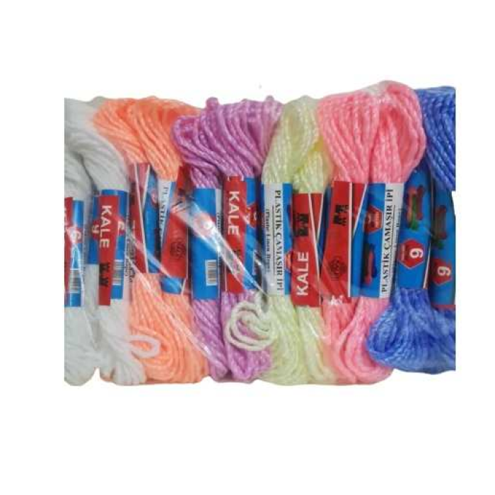 Kale Plastik Çamaşır İpi 8 Metre 24 Adet (4915) Go-53-vice/(1395)