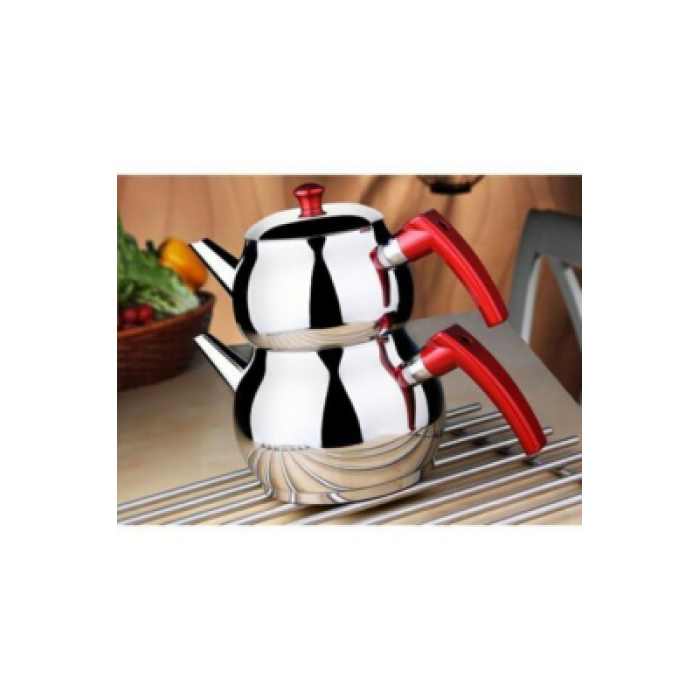Mini 2lt Küçük Boy Küre Çelik Çaydanlık Seti (4915) Go-53-vice/(1395)