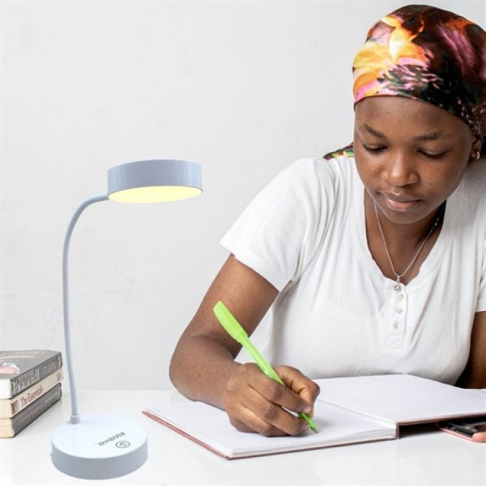 Yuvarlak Usbli Dokunmatik 3 Kademeli 360 Derece  Özel Göz Korumalı Led Lityum Masa Lambası (4915) Go-53-vice/(1395)