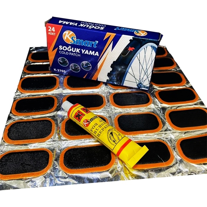 24 Parça Bisiklet Teker Yaması Soğuk Yama (4915) Go-53-vice/(1395)