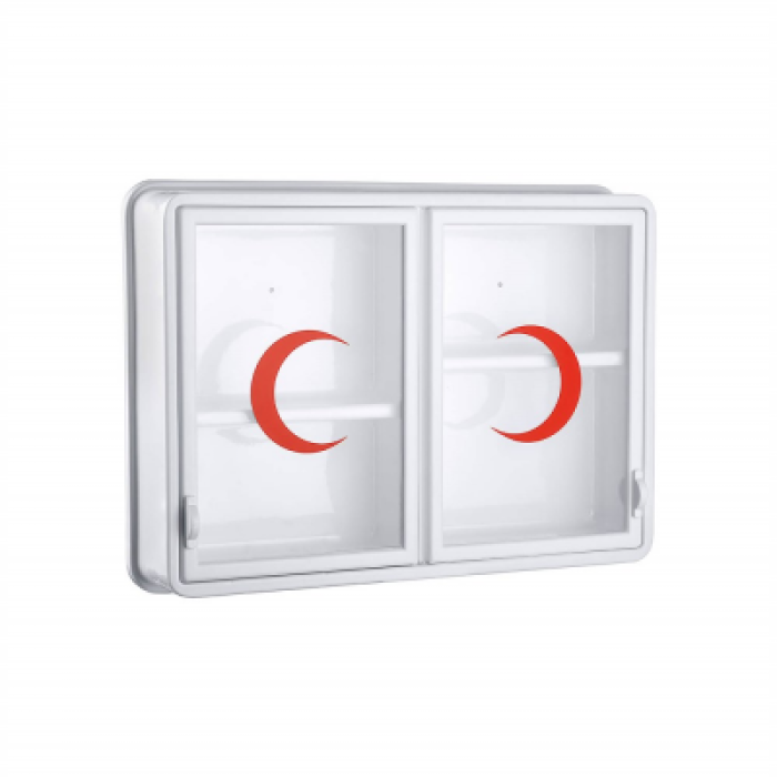 Cam 2 Kapaklı Ecza Dolabı 35x49x10 Cm (4915) Go-53-vice/(1395)