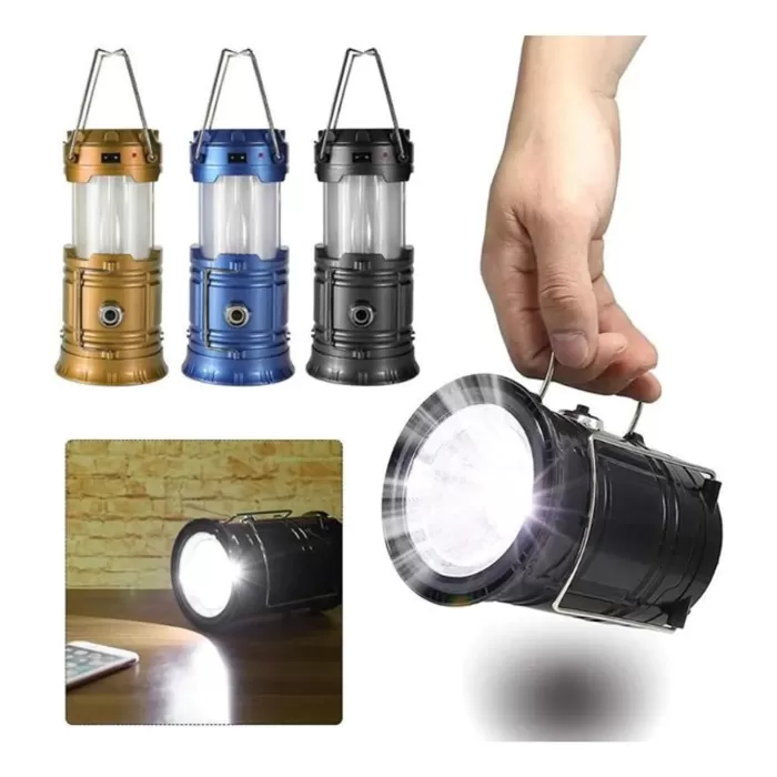 Avcı Feneri Kamp Lambası Şarjlı Usb Girişi Solar (4915) Go-53-vice/(1395)