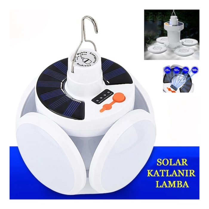 Solar 5 Kanatlı Kamp Lambası (4915) Go-53-vice/(1395)