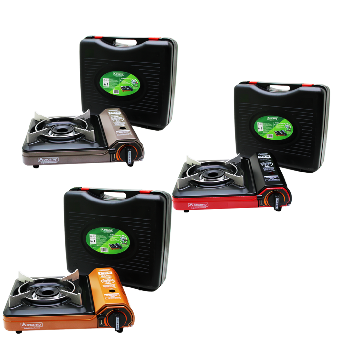 Pro Portatif Kamp Ocak Pls.çantalı - Gaz Stop Emn.- Rüzgarlık (4915) Go-53-vice/(1395)