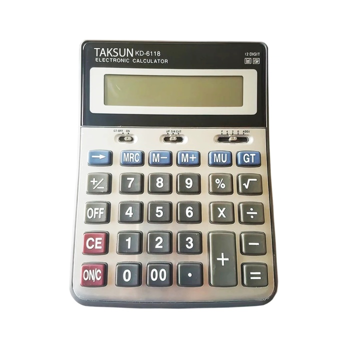 12 Haneli Hesap Makinesi Ts-6118 (4915) Go-53-vice/(1395)