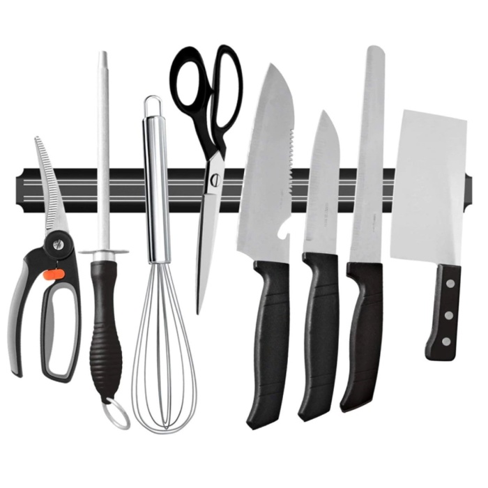 Mıknatıslı Paslanmaz Duvar Bıçak Askısı Standı 55 Cm Aparat (4915) Go-53-vice/(1395)