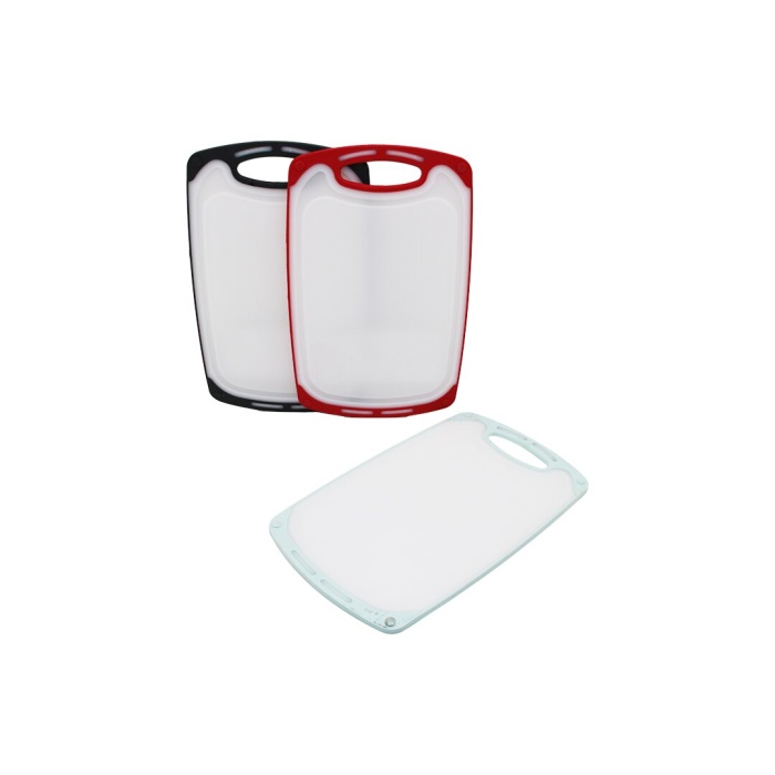 31x20cm  Küçük  Plastik  Kesim Panosu  Kaymaz Silikon Kenarlık - 10mm Kalınlık (4915) Go-53-vice/(1395)