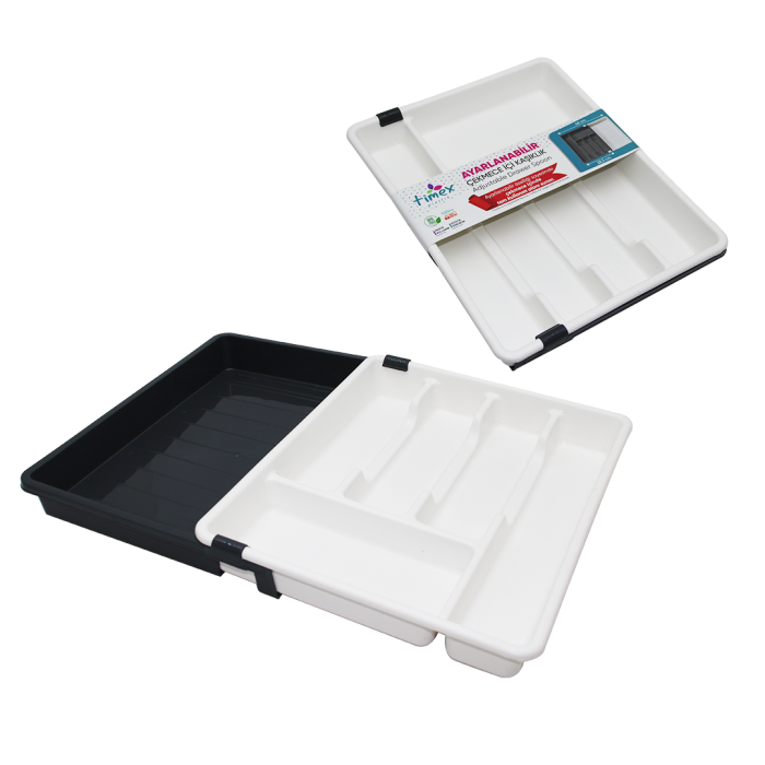 Kayar Kaşıklık Ayarlanabilir Çekmece İçi  48x28,5cm (4915) Go-53-vice/(1395)