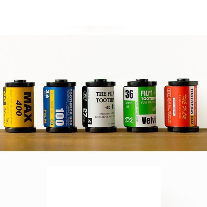 Dörtgen Fotoğraf Filmi Şeklinde Kürdanlık Kürdan Tutucu Kutu (4915) Go-53-vice/(1395)