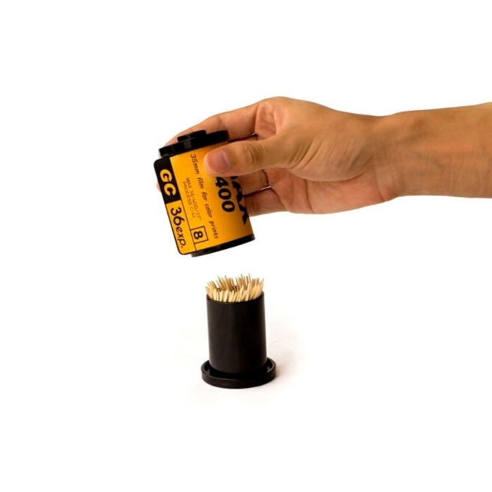 Dörtgen Fotoğraf Filmi Şeklinde Kürdanlık Kürdan Tutucu Kutu (4915) Go-53-vice/(1395)