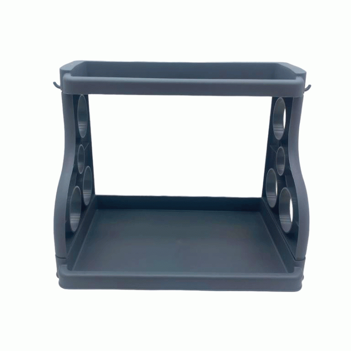 Gri Mutfak Tezgah Üstü Düzenleyici Organizer (4915) Go-53-vice/(1395)