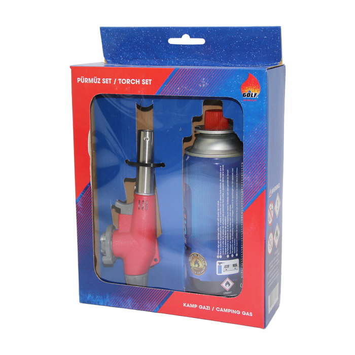 Kamp Gazı Set227gr/400mlpürmüz - Torch Seti (4915) Go-53-vice/(1395)