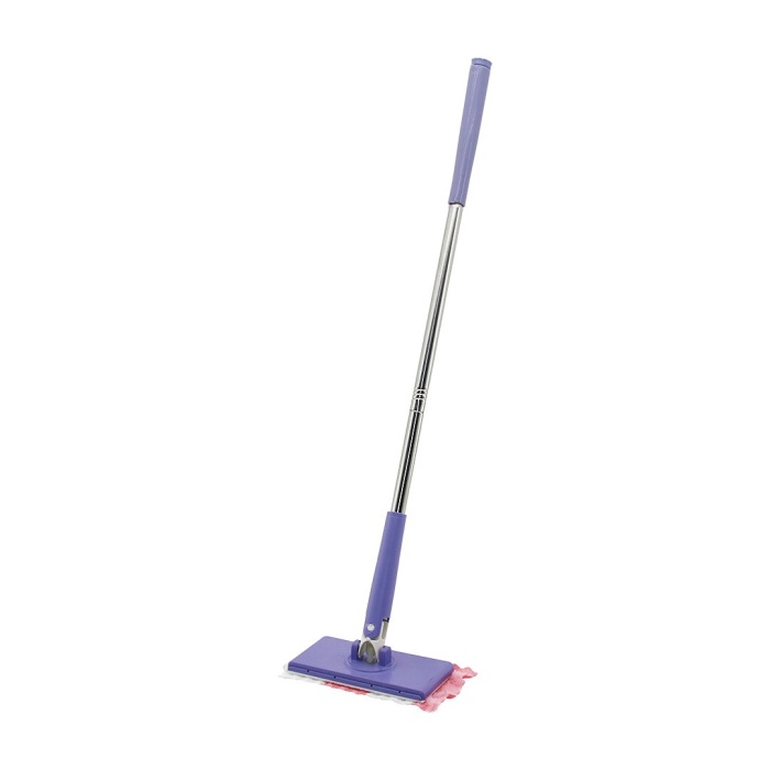 Otomatik Bez Değiştiren Mop Sap Çek=bez Bırak - Sap İt=bez Tut 360° Başlık=8x16cm - Sap: 68cm (4915) Go-53-vice/(1395)