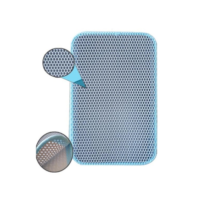 Kedi Tuvalet Önü Kum Toplayıcı Temizleyici Elekli Gri Paspas (4915) Go-53-vice/(1395)